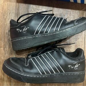 adidas KG Black Sneakers with Low-Top Design and Thick Sole